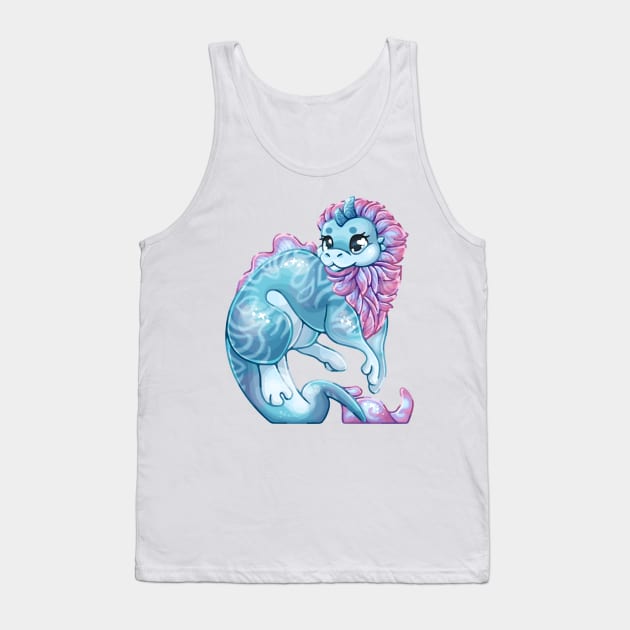 Sisu dragon Cute art Tank Top by NatureDrawing